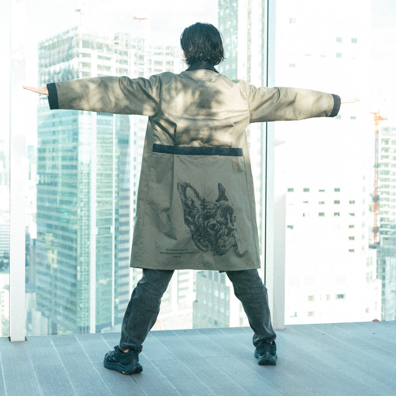 ショップコート【UNIVERSAL OVERALL × FRENCH BULLDOG LIFE