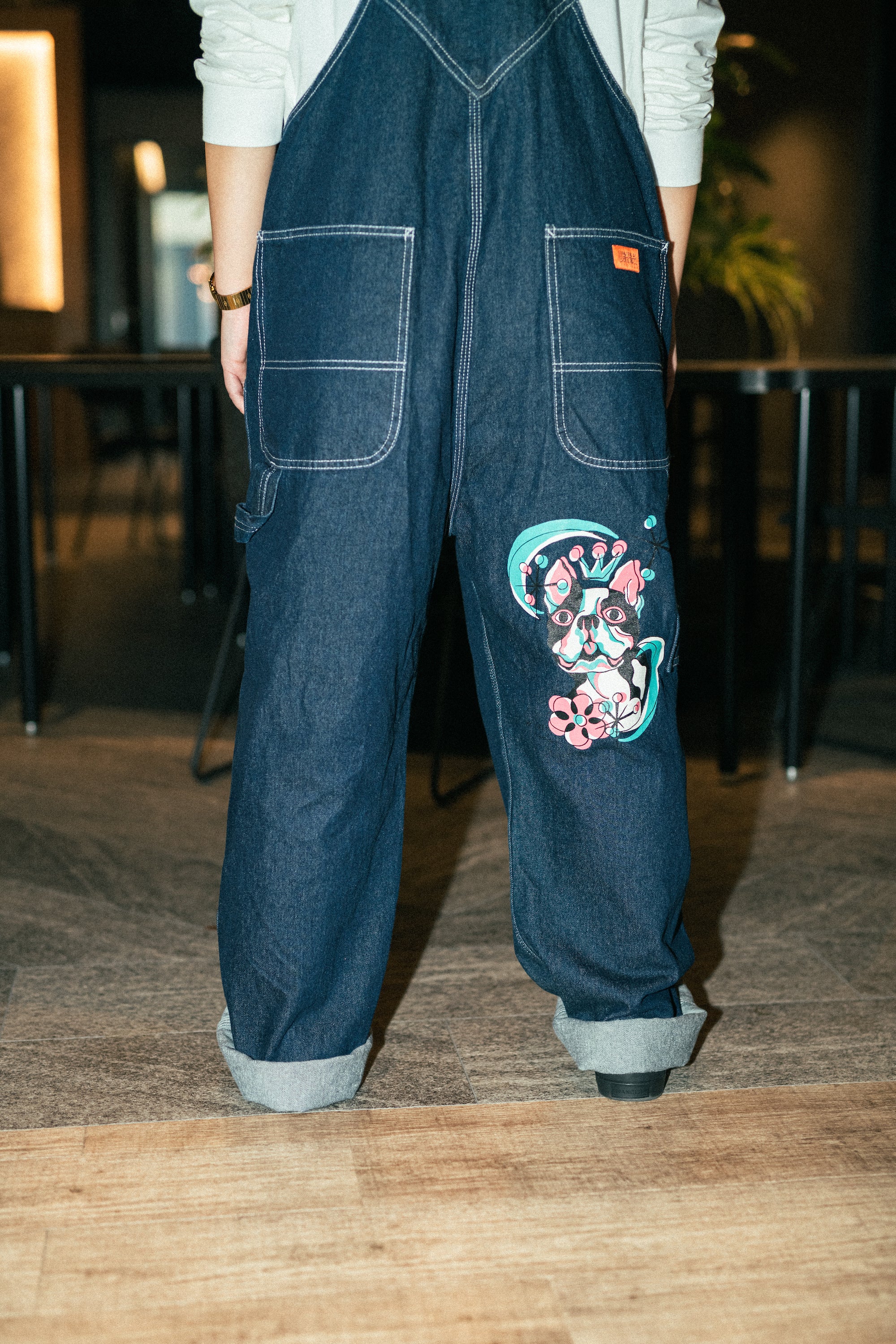 FBオーバーオール【UNIVERSAL OVERALL × W-OKI TATOO(KENTA) × FRENCH