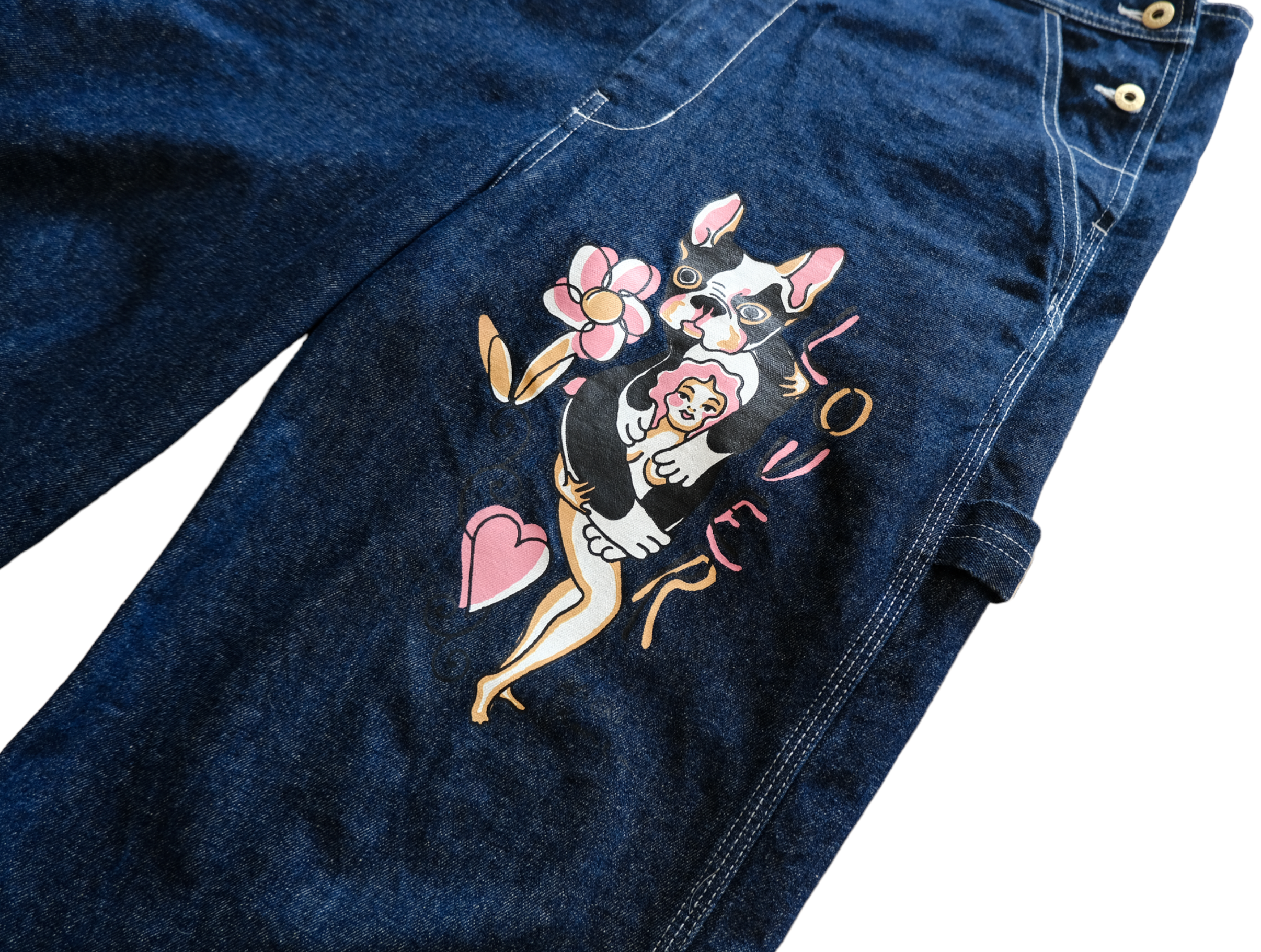 FBオーバーオール【UNIVERSAL OVERALL × W-OKI TATOO(KENTA) × FRENCH